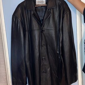 XL Men’s black Leather Jacket